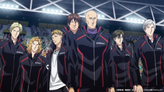 Scene from The New Prince of Tennis U-17 World Cup Semifinal